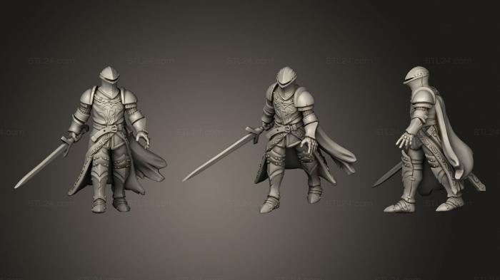 Military figurines (Knight02, STKW_1321) 3D models for cnc